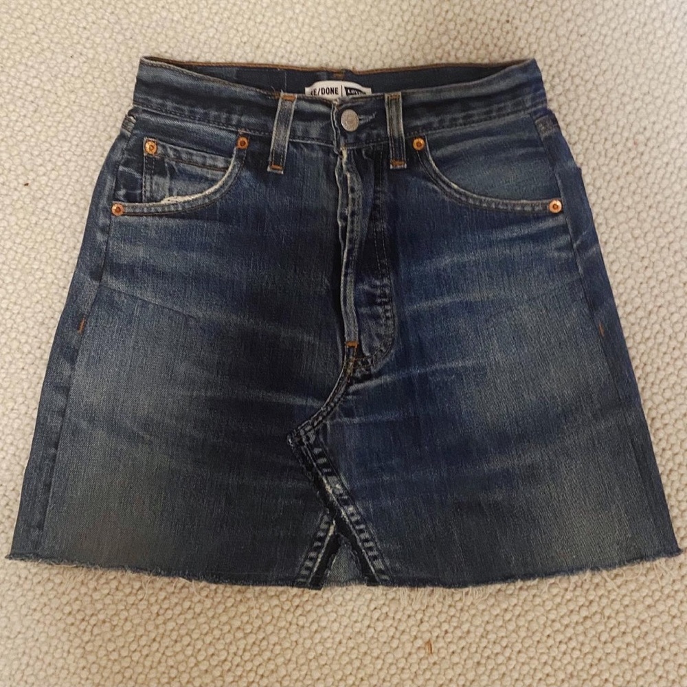 RE/DONE denim skirt